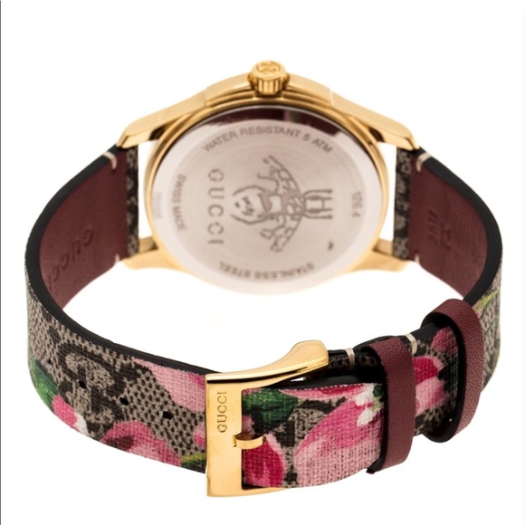 Gucci brown goldplated stainless steel  wristwatch - Picture 6 of 8